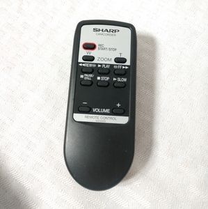Sharp Camcorder Remote Control G0084TA Black